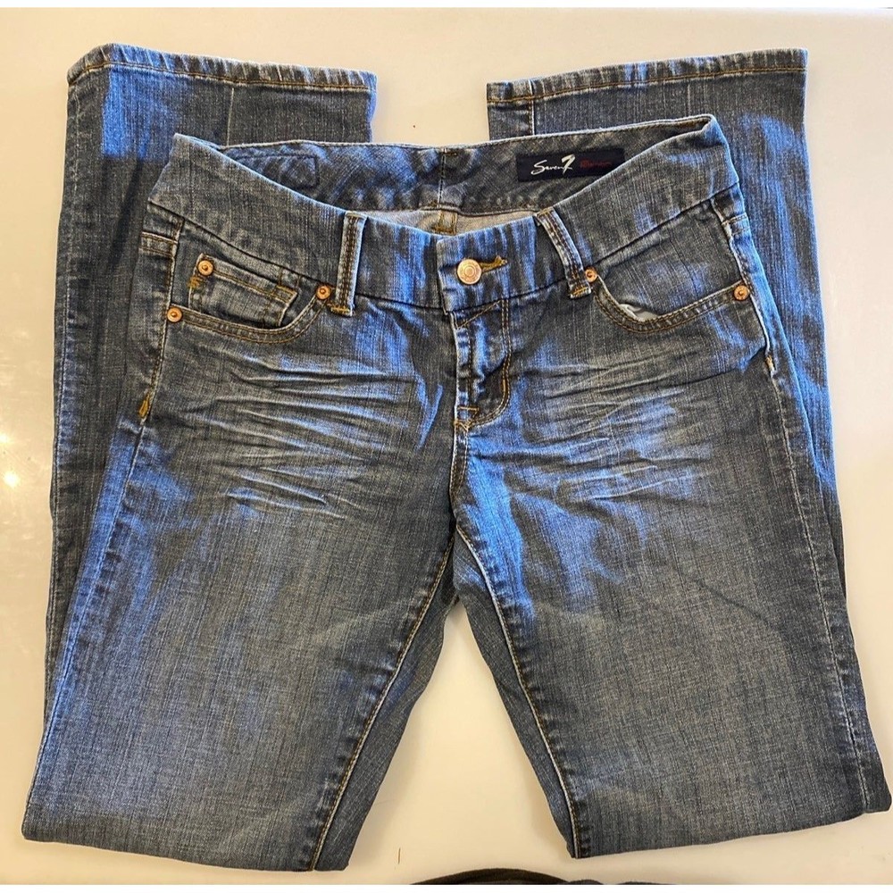 Womens Ladies Bootcut jeans Seven 7 Jeans Denim Size 29